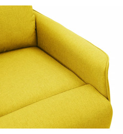 Fauteuil inclinable Jaune clair Tissu