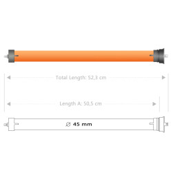 Moteur tubulaire 50 Nm