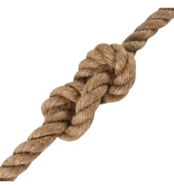 Corde de jute 50 m de long 24 mm d'épaisseur