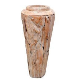 Vase de décoration 40 x 100 cm Bois de teck solide