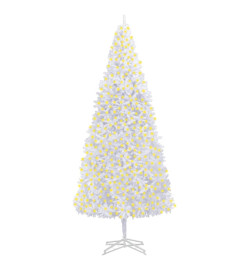 Arbre de Noël artificiel pré-éclairé 500 cm blanc