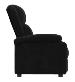 Fauteuil inclinable noir velours