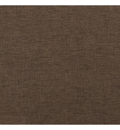 Panneaux muraux 12 pcs Marron 30x30 cm Tissu 0,54 m²