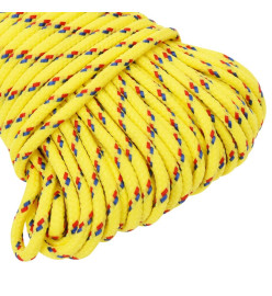 Corde de bateau Jaune 3 mm 25 m Polypropylène