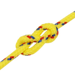 Corde de bateau Jaune 3 mm 25 m Polypropylène