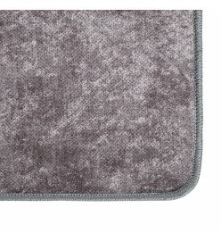 Tapis lavable gris 120x170 cm antidérapant