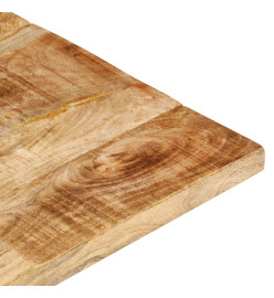 Dessus de table 25-27 mm 80x70 cm Bois massif de manguier