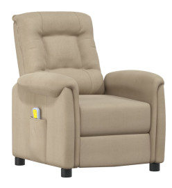 Fauteuil de massage Gris clair Tissu microfibre