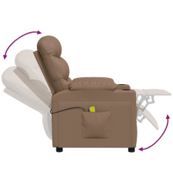 Fauteuil de massage Cappuccino Similicuir