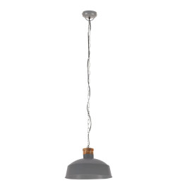 Lampe suspendue industrielle 58 cm Gris E27