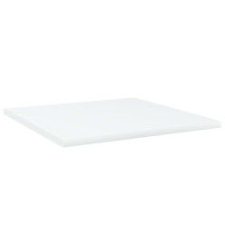 Panneaux de bibliothèque 4 pcs Blanc 40x40x1,5 cm Aggloméré