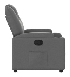 Fauteuil inclinable Gris foncé Tissu