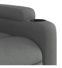 Fauteuil inclinable Gris foncé Tissu