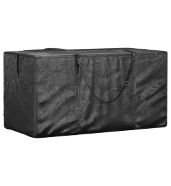 Sacs de rangement pour coussins de jardin 2 pcs noir