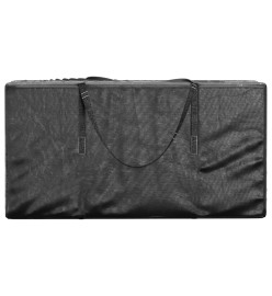 Sacs de rangement pour coussins de jardin 2 pcs noir