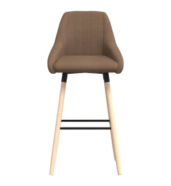 Tabouret de bar Taupe Tissu