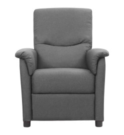 Fauteuil de massage Gris clair Tissu