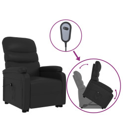 Fauteuil Noir Similicuir