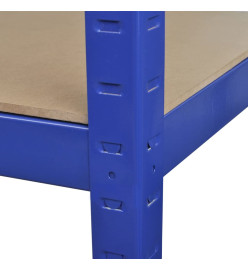 Étagère de rangement 2 pcs Bleu