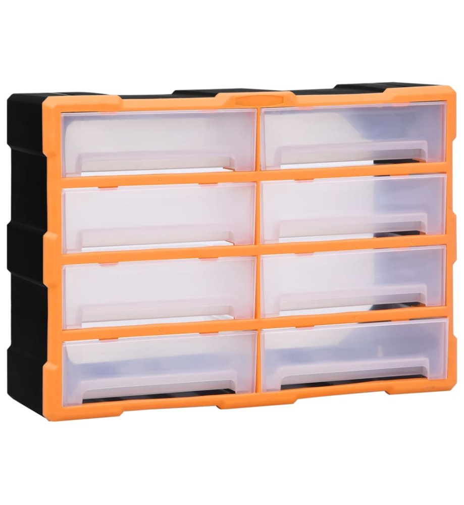 Organisateur multi-tiroirs avec 8 grands tiroirs 52x16x37 cm