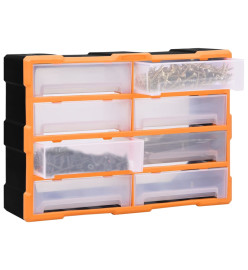 Organisateur multi-tiroirs avec 8 grands tiroirs 52x16x37 cm