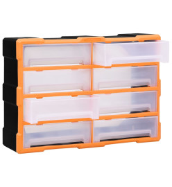 Organisateur multi-tiroirs avec 8 grands tiroirs 52x16x37 cm