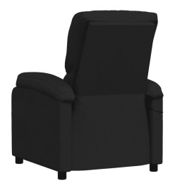 Fauteuil inclinable électrique Noir Tissu