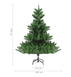 Sapin de Noël artificiel Nordmann pré-éclairé vert 240 cm