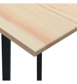 Dessus de table 120x60 cm Bois de pin massif