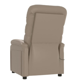 Fauteuil inclinable électrique Cappuccino Similicuir