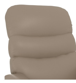 Fauteuil inclinable électrique Cappuccino Similicuir