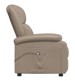 Fauteuil inclinable électrique Cappuccino Similicuir