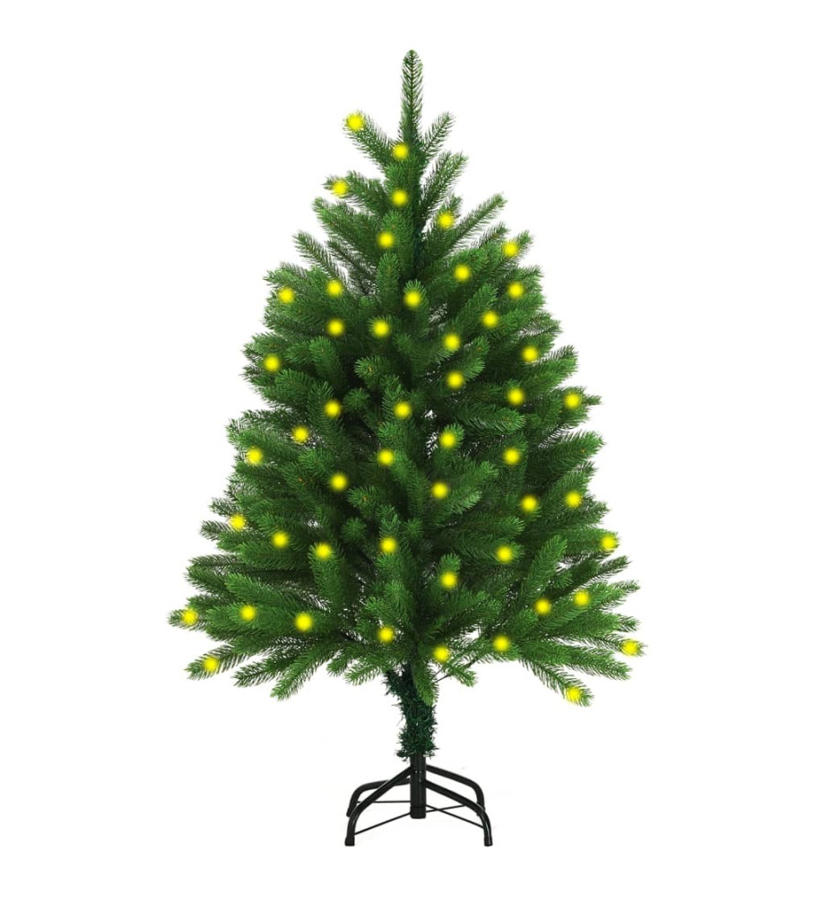 Arbre de Noël artificiel pré-éclairé 120 cm vert