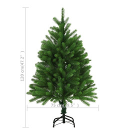 Arbre de Noël artificiel pré-éclairé 120 cm vert