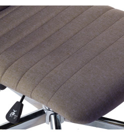 Chaises à manger lot de 4 taupe tissu