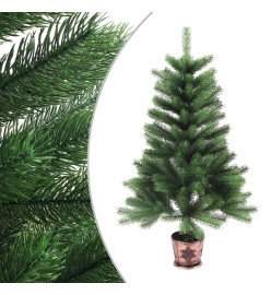 Arbre de Noël artificiel pré-éclairé 65 cm vert