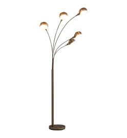 Lampadaire 200 cm 5 x E14 Argenté