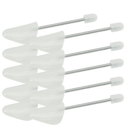 Embauchoirs 5 paires blanc EU 35-38 plastique