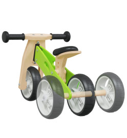 Vélo d'équilibre pour enfants 2-in-1 vert