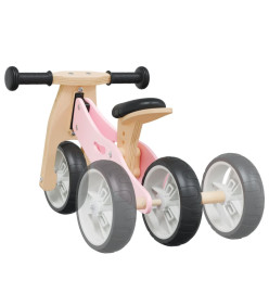 Vélo d'équilibre pour enfants 2-in-1 rose