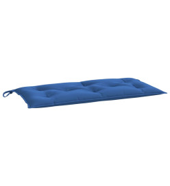 Coussin de banc de jardin bleu 100x50x7 cm tissu oxford