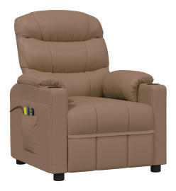 Fauteuil de massage électrique Cappuccino Similicuir