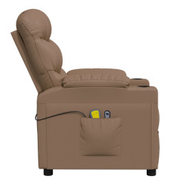 Fauteuil de massage électrique Cappuccino Similicuir