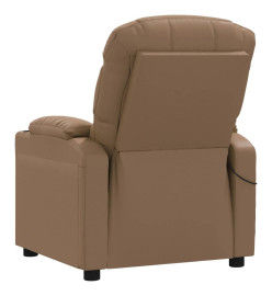 Fauteuil de massage électrique Cappuccino Similicuir