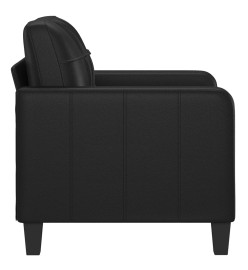 Fauteuil Noir 60 cm Similicuir