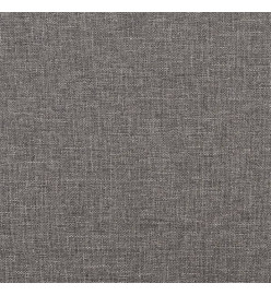 Canapé à 3 places Gris foncé 210 cm Tissu