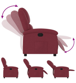 Fauteuil inclinable Rouge bordeaux Tissu