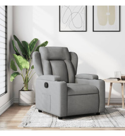 Fauteuil inclinable Gris clair Tissu