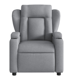 Fauteuil inclinable Gris clair Tissu