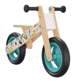 Vélo d'équilibre pour enfants imprimé bleu